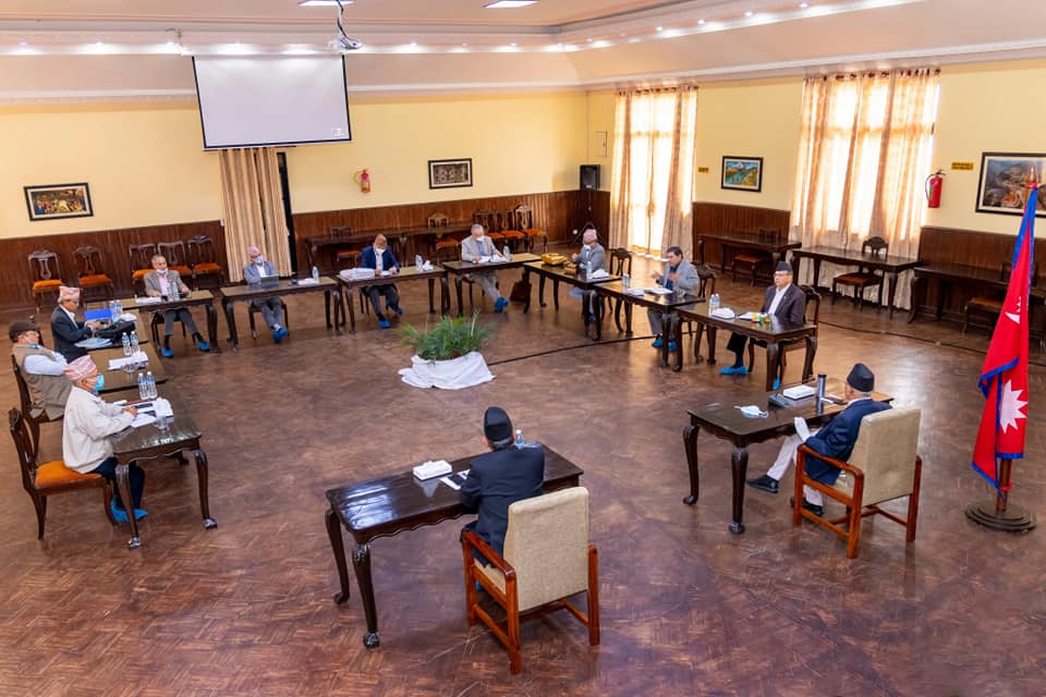 नेकपा अध्यक्षद्वयले गठन गरेको ६ सदस्यीय कार्यदल सचिवालय बैठकबाट अनुमोदन