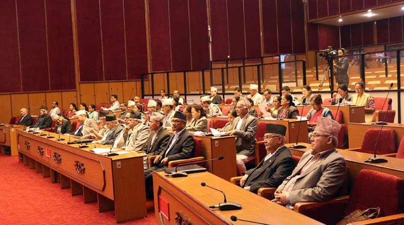राष्ट्रिय सभामा आज विनियोजन विधेयकमाथि विषयगत छलफल हुँदै