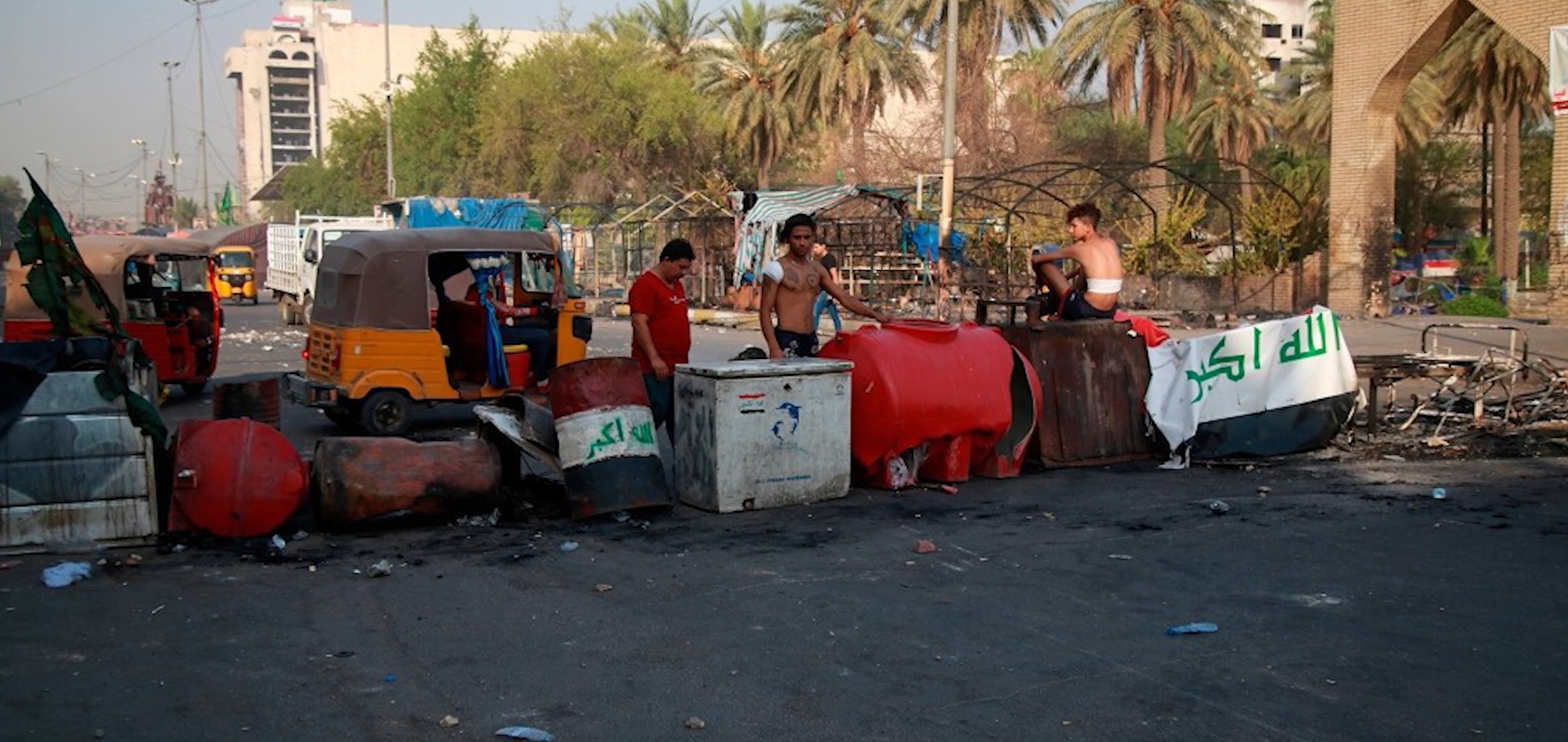 इराकमा भ्रष्टाचार र बेरोजगारीविरुद्ध प्रदर्शन
