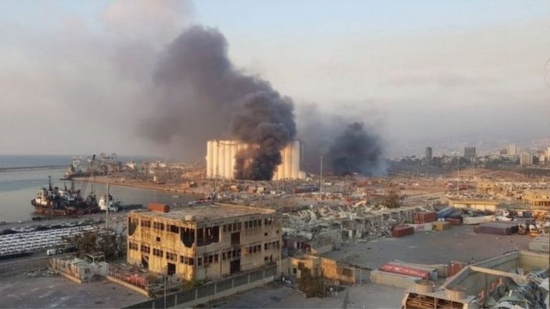लेबनानको राजधानी बेरुतमा भएको विष्फोटमा कम्तिमा ७० जनाको मृत्यु