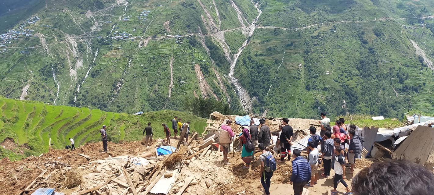 लिदी पहिरोमा मृत्यु हुनेको संख्या ३२ पुग्यो, सात जना अझै बेपत्ता