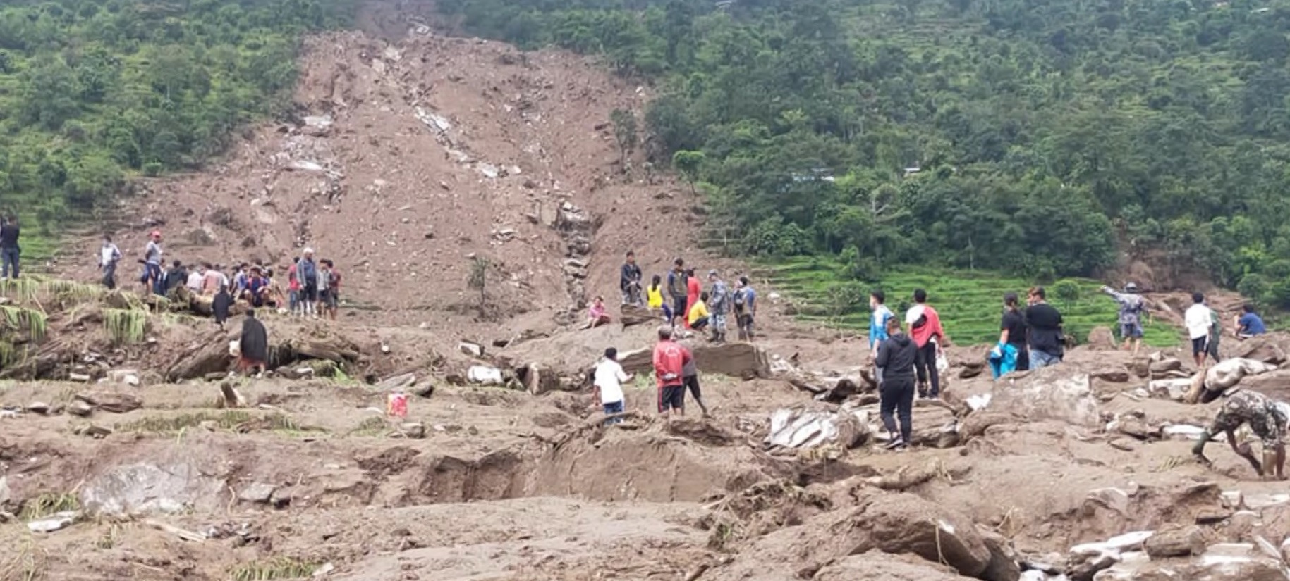 सिन्धुपाल्चोकमा मात्रै पहिरोबाट ७४ जनाको मृत्यु, ४१ जना अझै बेपत्ता