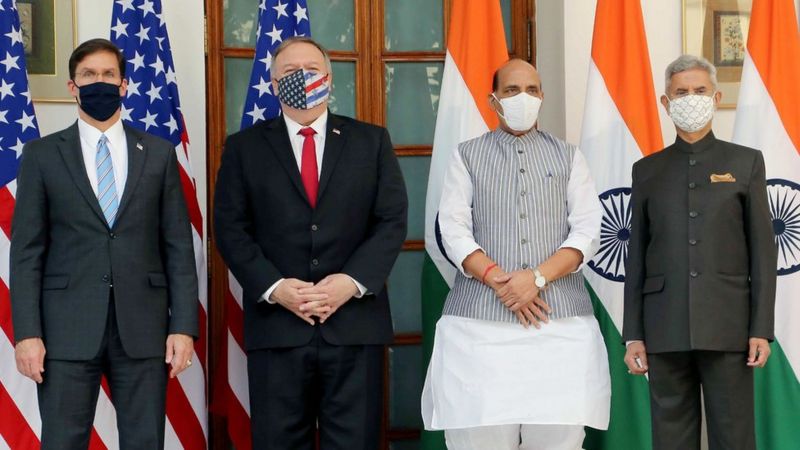 चीनसँग विवाद चलिरहेकै बेला भारत र अमेरिकाले गरे रक्षा सम्झौता