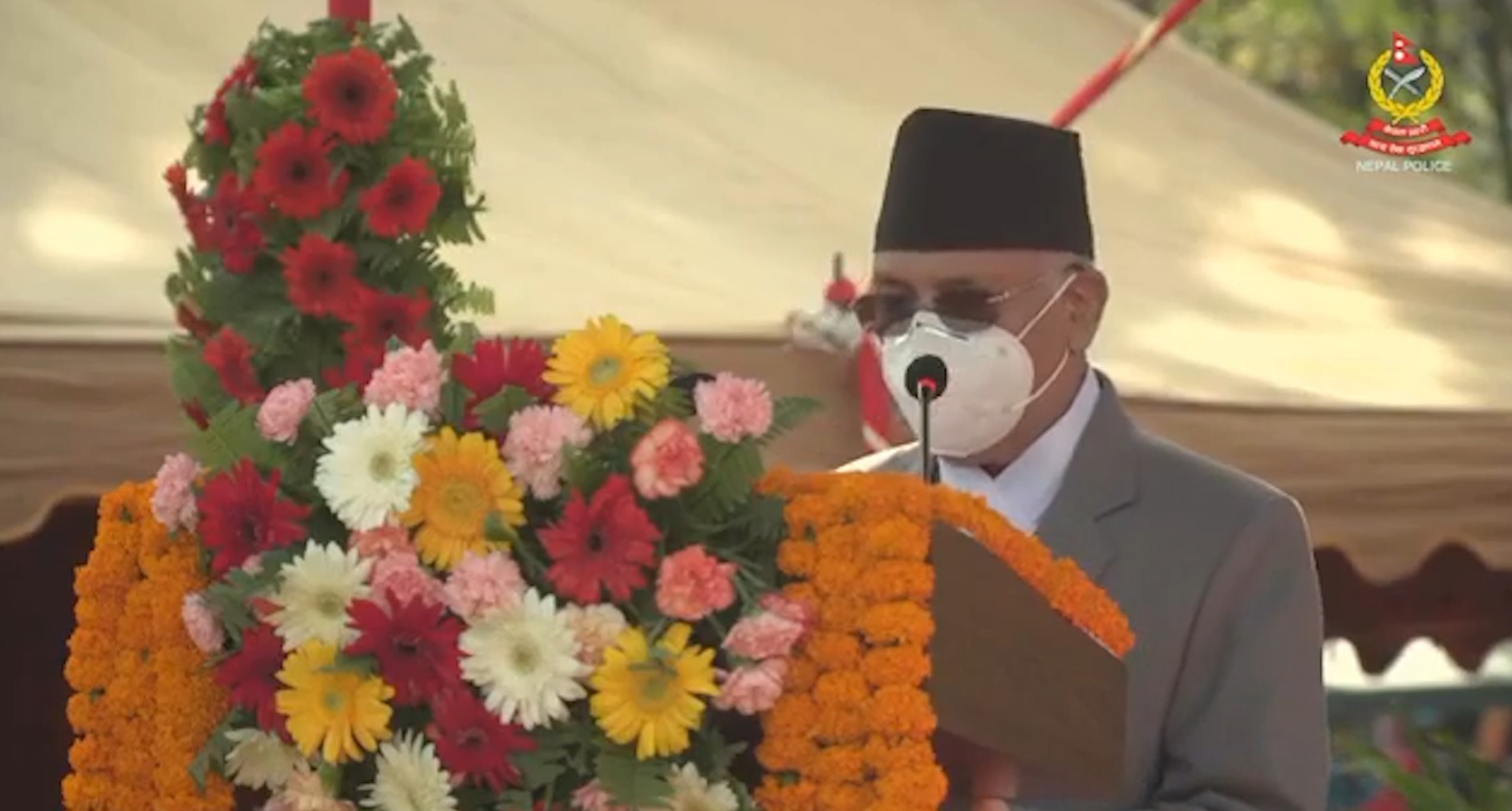 प्रहरी मुख्यालयमा के भने प्रधानमन्त्री ओलीले ? (भिडियोसहित)