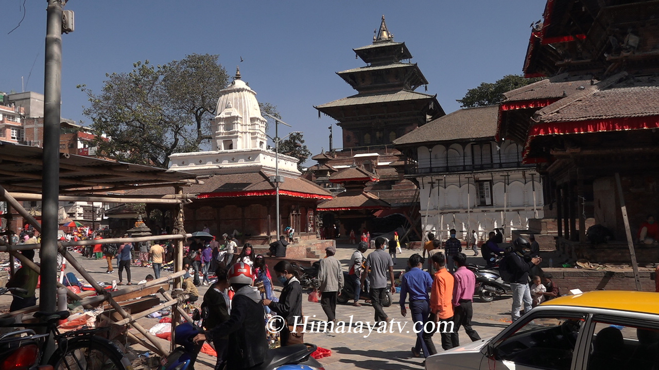 तलेजु भवानी मन्दिरमा भक्तजनको भीड