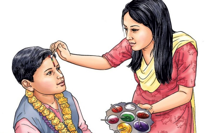 यमपञ्चकको आज मुख्य दिन, भाइटीका लगाइँदै