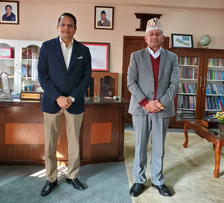 काठमाडौंमा भारतीय नेताको सक्रियता, चौथाइवालेद्वारा अर्थमन्त्री र परराष्ट्रमन्त्रीसँग भेट