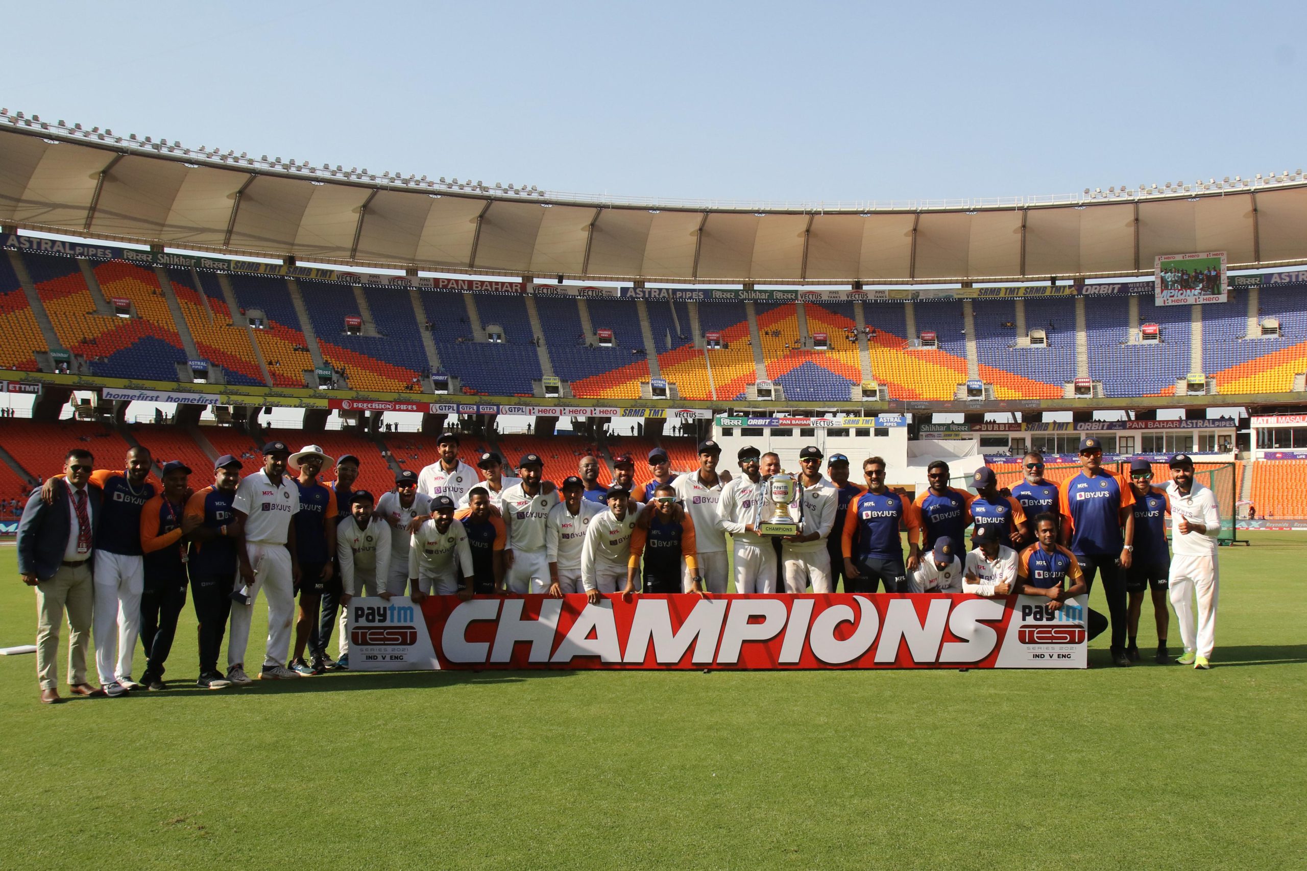 भारतले जित्यो इंग्ल्याण्डविरुद्धको चार टेष्टको क्रिकेट श्रृंखला