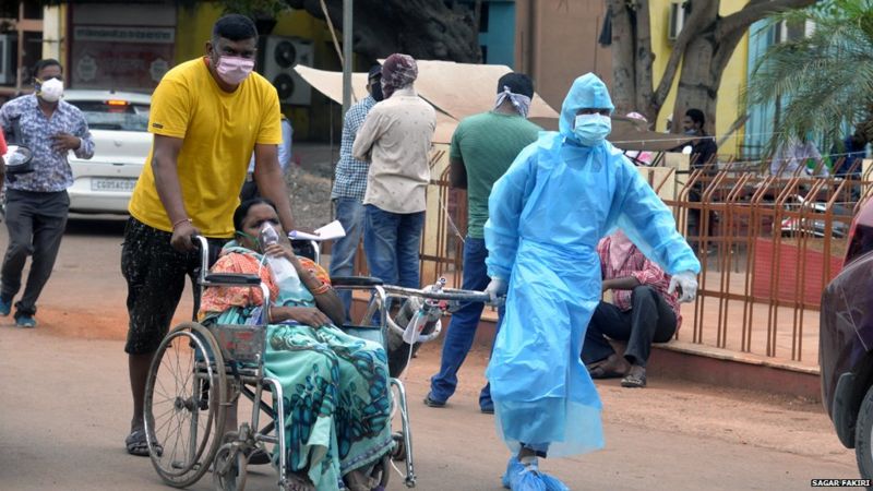 भारतमा एकैदिन ३ लाख ५४ हजार संक्रमित थपिँदा २८ सय बढीको मृत्यु
