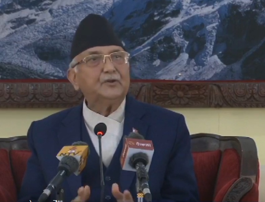 प्रधानमन्त्री ओलीद्वारा राष्ट्रिय सहमतिको सरकार गठनको आह्वान