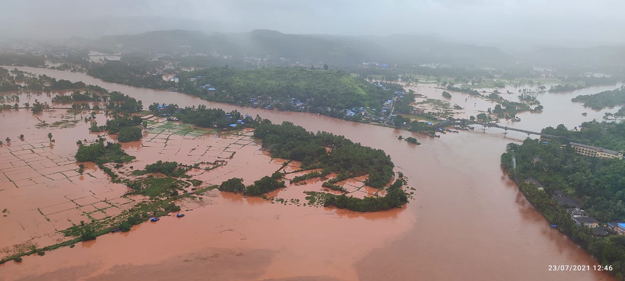 भारतको महाराष्ट्रमा बाढी र पहिरोका कारण कम्तिमा ३६ जनाको मृत्यु