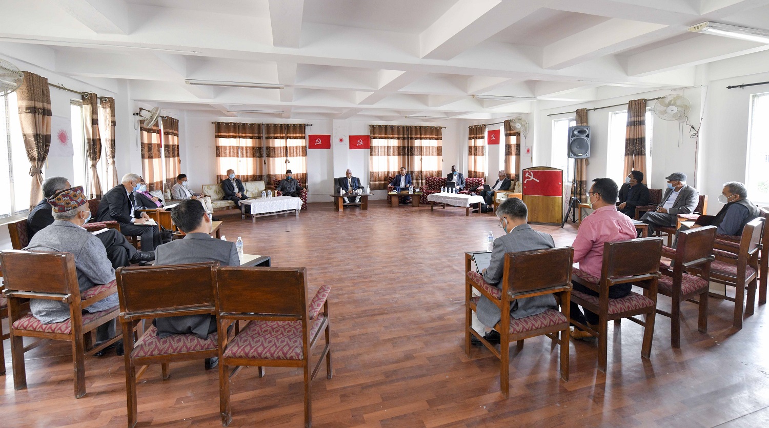 प्रमुख प्रतिपक्षी एमालेको केन्द्रीय कमिटी बैठक बस्दै