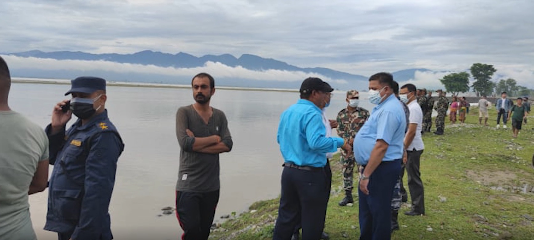 बाढीका कारण सुनसरीको श्रीलंका टापुमा ४० जना फसे
