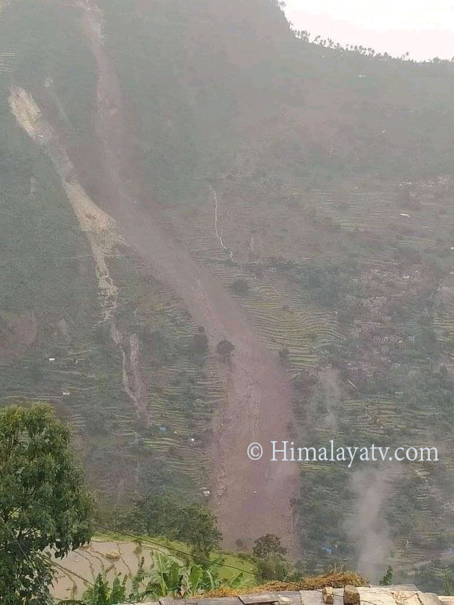 बझाङको थलारामा भीषण पहिरो, २३ जना बेपत्ता, बेपत्ताको पहिचान खुल्यो