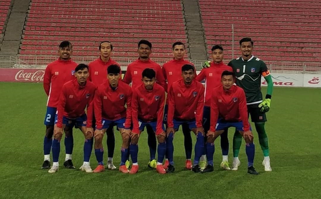 एसिया कप छनोटको पहिलो खेलमा नेपाल इरानसँग ४–० गोलले पराजित