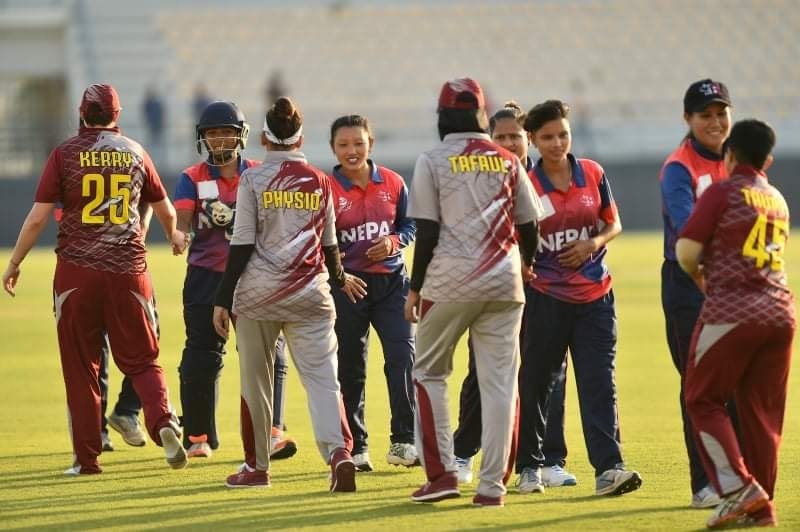 नेपाली महिला क्रिकेट टोलीले आज कतारसँग तेस्रो खेल खेल्दै