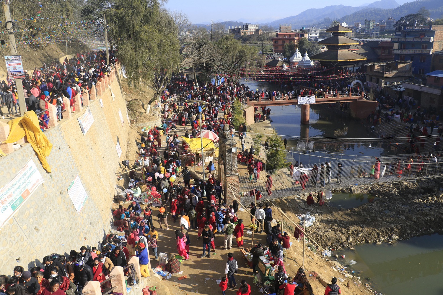 ५० लाखले गरे पनौतीको बाह्रवर्षे मकर–स्नान र अवलोकन