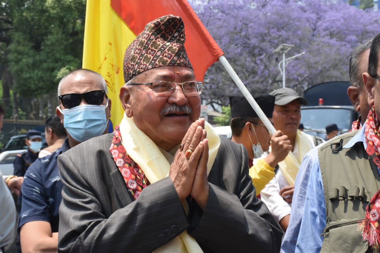 कामनपामा राप्रपाको तर्फबाट मेयरमा मदनदास श्रेष्ठको उम्मेदवारी दर्ता