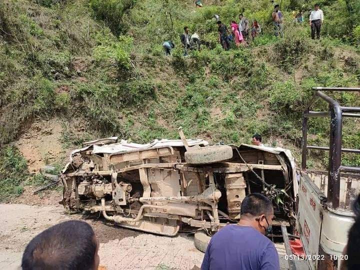 स्याङ्जामा जीप दुर्घटना हुँदा १३ जनाको मृत्यु