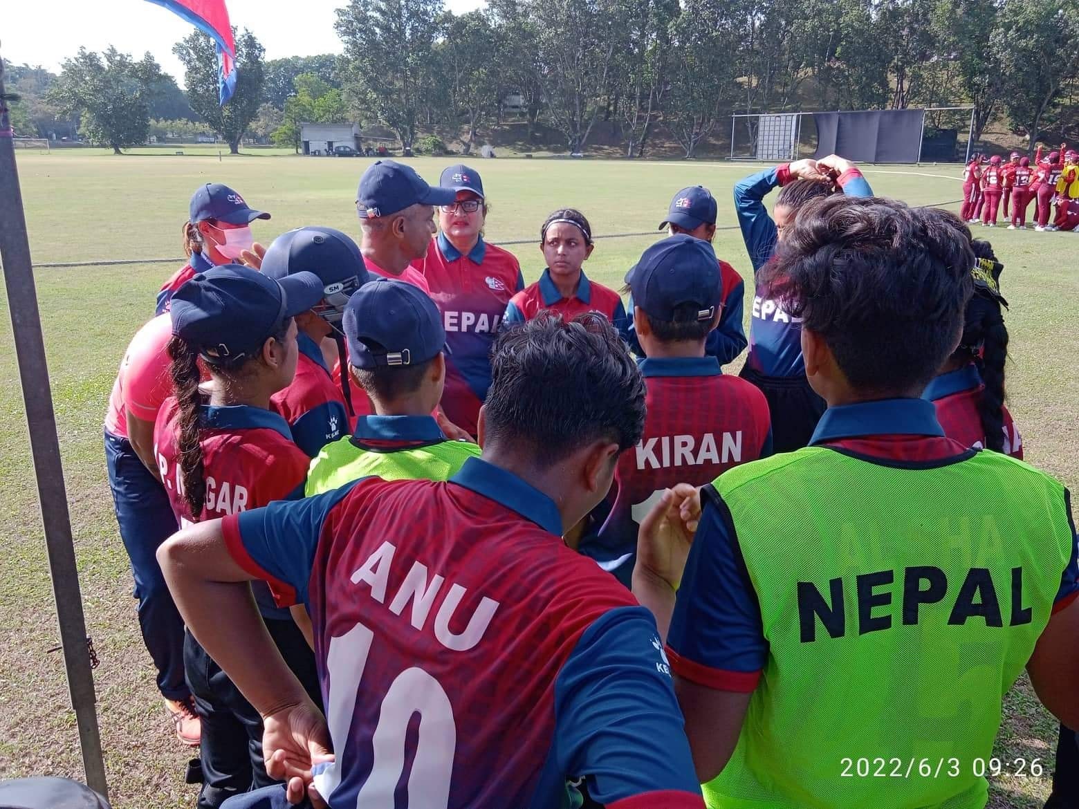 नेपाली महिला क्रिकेट टोली आज युएईसँग भिड्दै