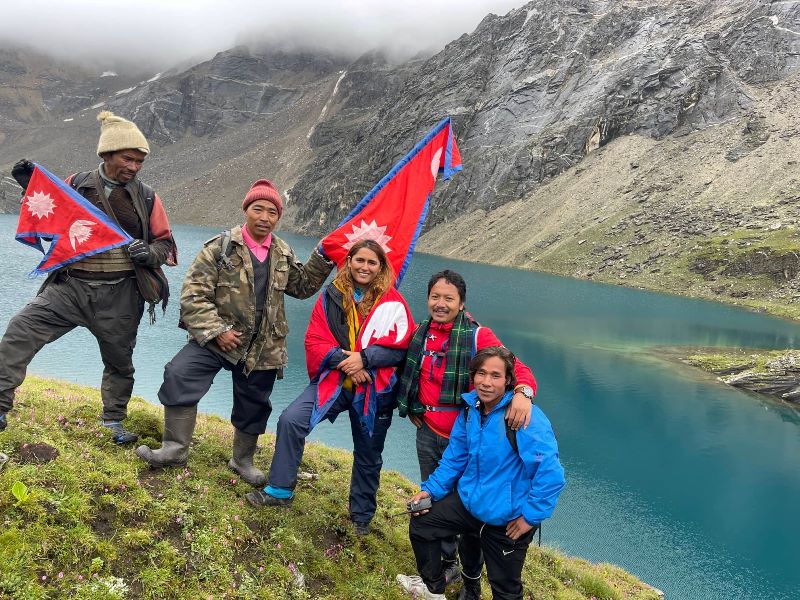 जुम्लाको गुठीचौरमा गोठालाले पत्ता लगाए आकाशे ताल