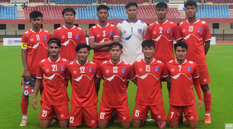 साफ यु–२० च्याम्पियनसिप फुटबलमा आज नेपाल र श्रीलंका भिड्दै