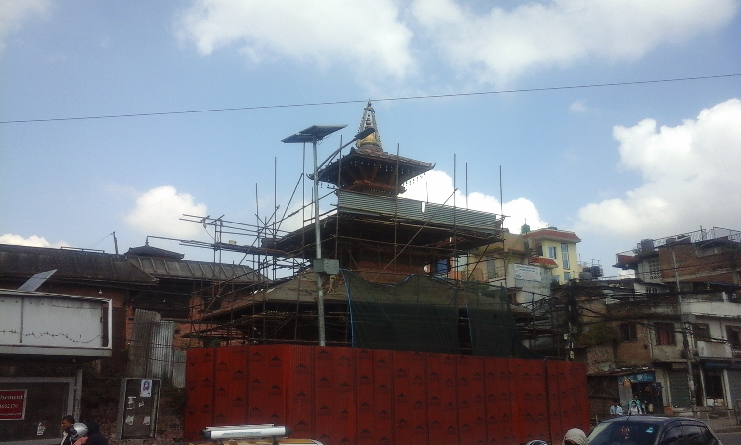 साढे सात वर्षपछि ठडियो भूकम्पले क्षतिग्रस्त जयवागेश्वरी मन्दिर