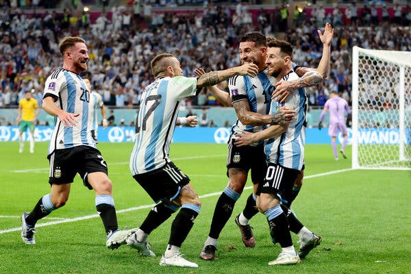 विश्वकप फुटबल  : अर्जेन्टिना क्वाटरफाइनलमा