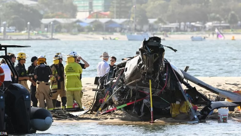 अस्ट्रेलियामा दुई वटा हेलिकोप्टर ठोक्किँदा चार जनाको मृत्यु