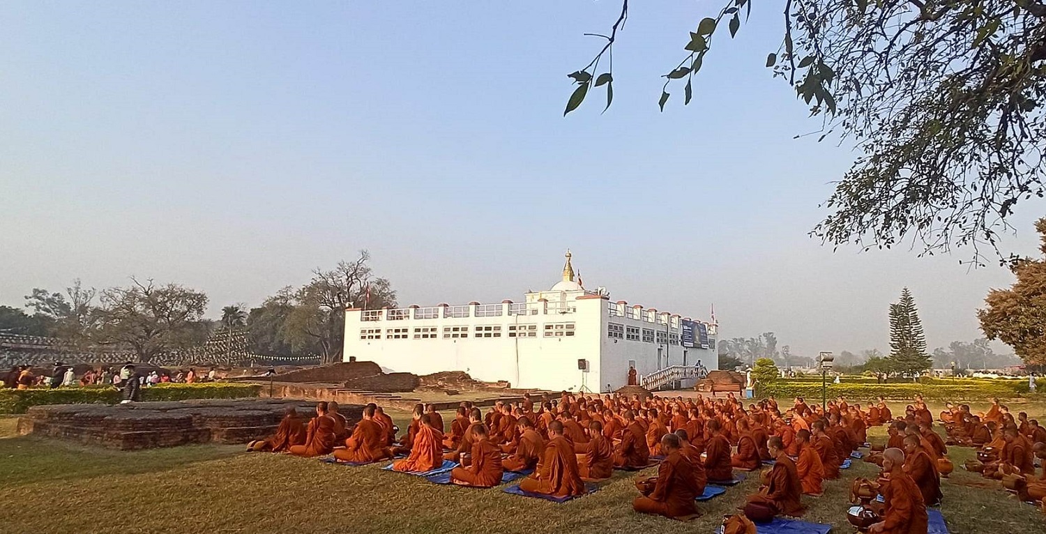 लुम्बिनीमा पाँच सय कुलपुत्र प्रव्रज्या