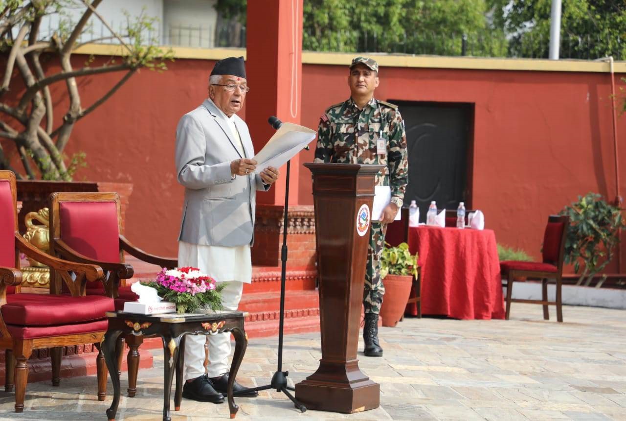 संविधानको पालना र संवैधानिक जिम्मेवारी नै मार्गनिर्देशक सिद्धान्त : राष्ट्रपति पौडेल