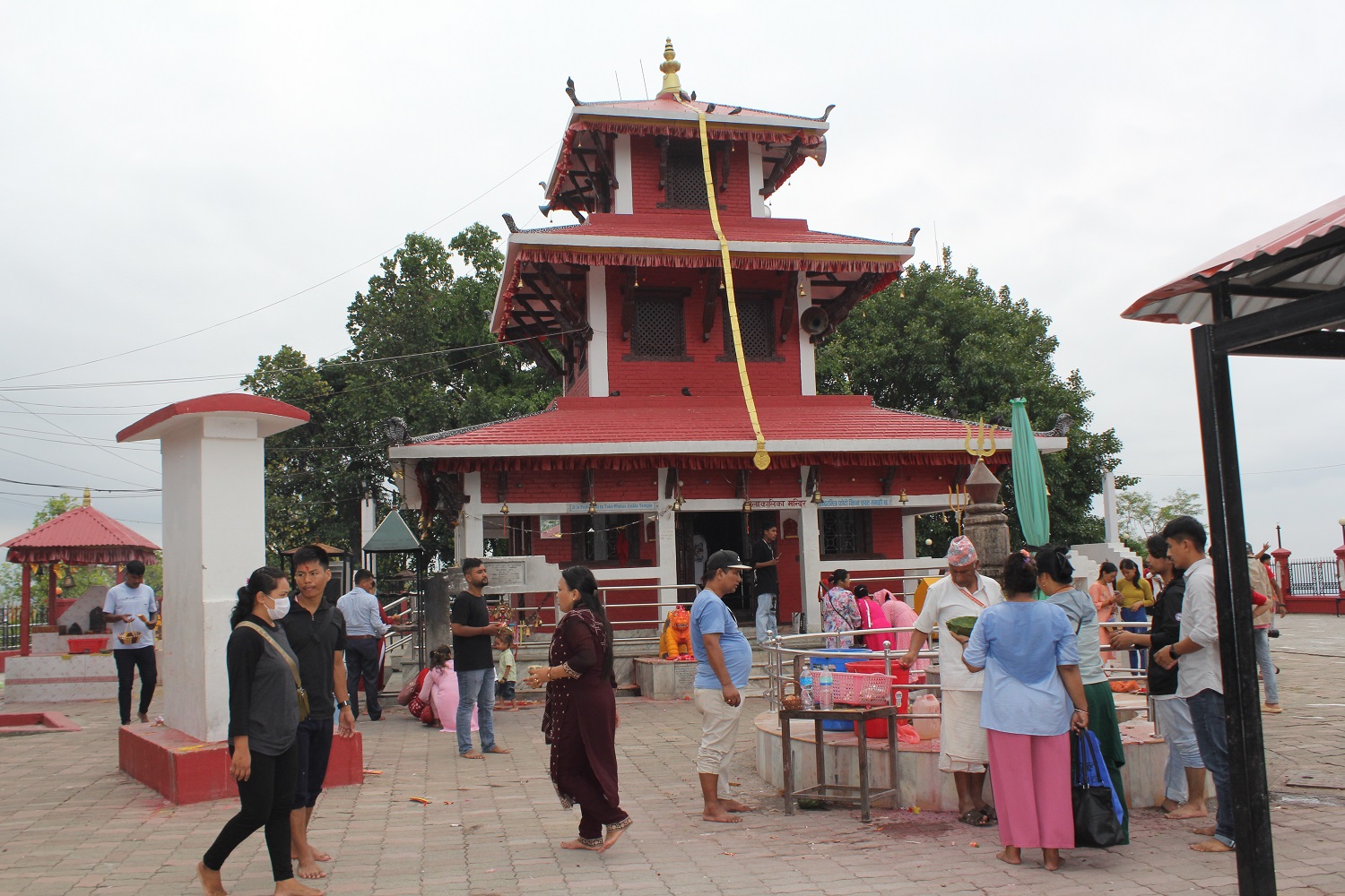 मौलाकालिका पुग्ने धार्मिक पर्यटक बढे