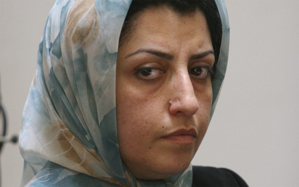 नोबेल शान्ति पुरस्कार इरानी मानव अधिकारकर्मी नरगिस मोहम्मदीलाई दिइने