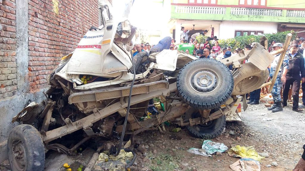 जीप दुर्घटनामा मृत्यु भएका ६ मध्ये चार जनाको सनाखत