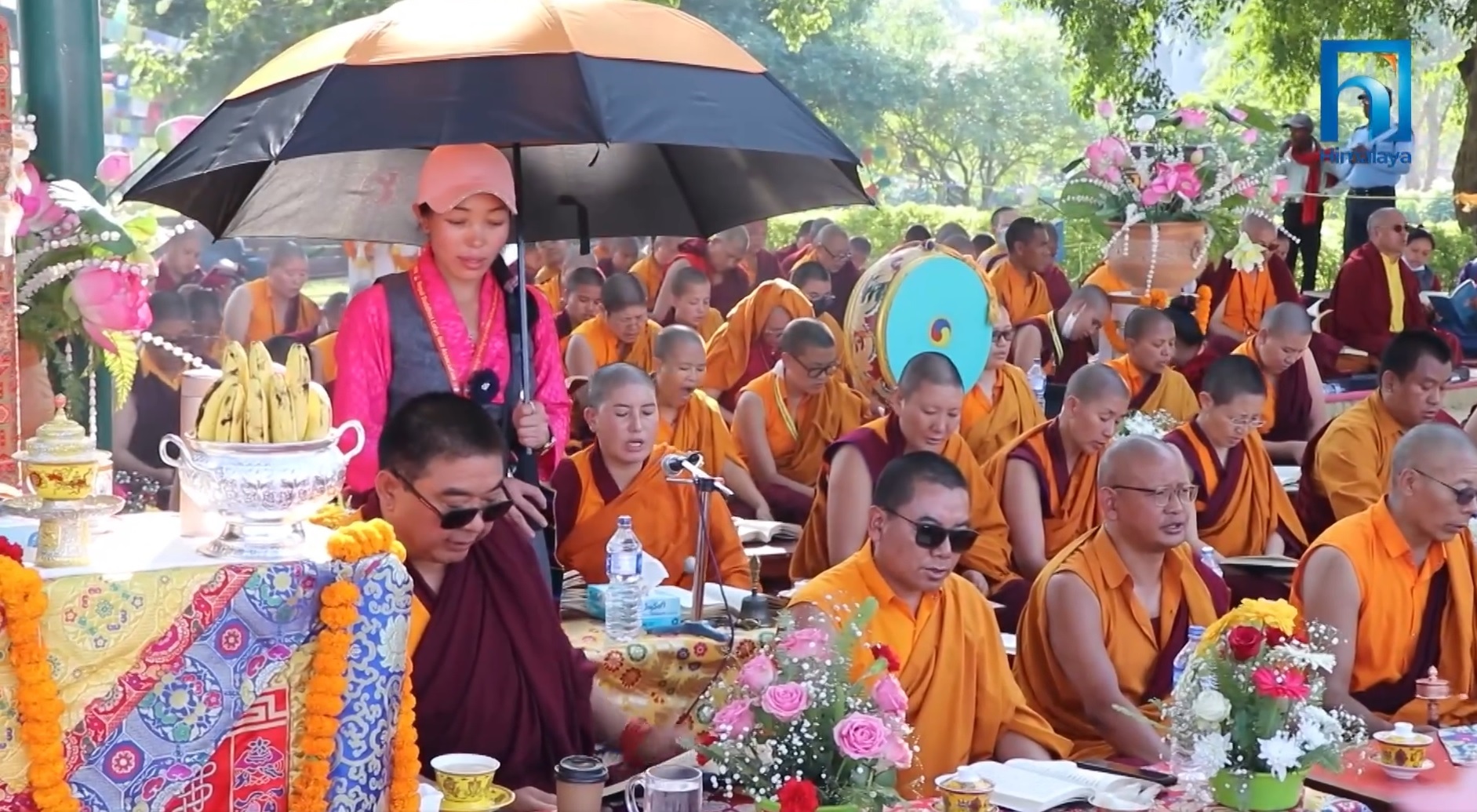 बुद्धजन्मस्थल लुम्बिनीमा विश्व शान्तिका लागि प्राणिधान मोन्लम पूजा शुरु (भिडियो रिपोर्टसहित)
