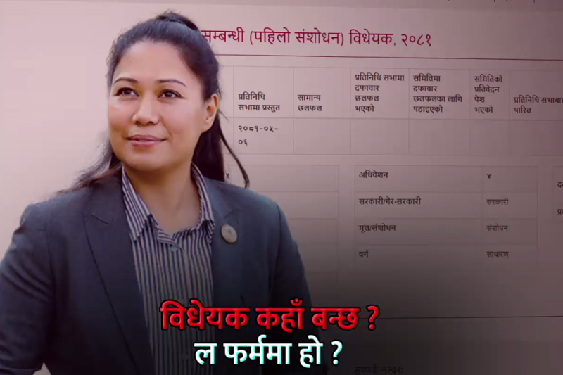 विधेयक कहाँ बन्छ? ल फर्ममा?