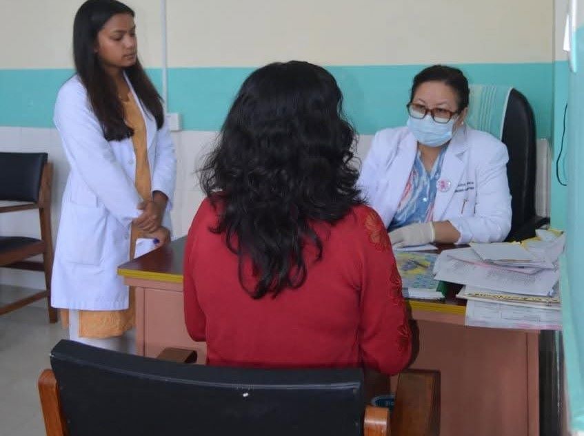 नेपाल अर्बुद रोग निवारण संस्थाद्वारा पत्रकार महिलाको नि:शुल्क स्तन क्यान्सर परीक्षण